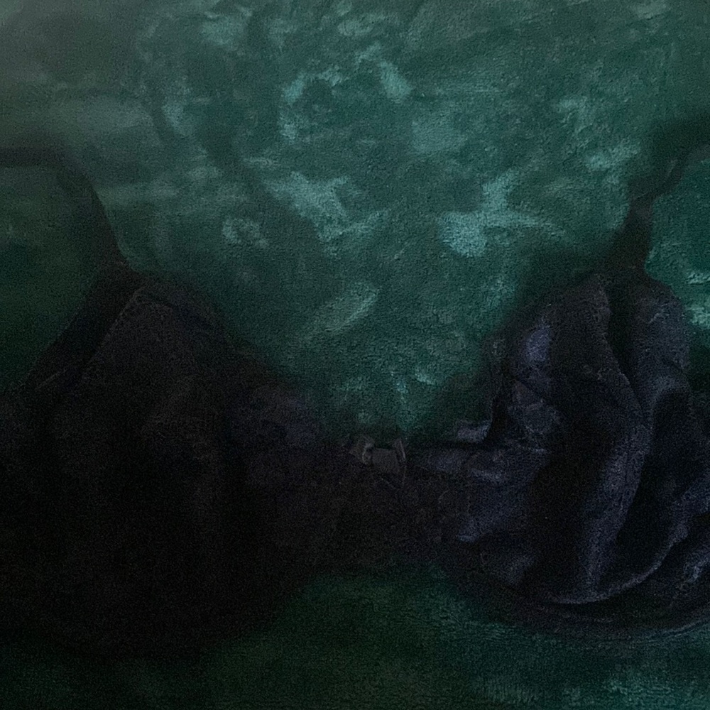 Black, lace bra